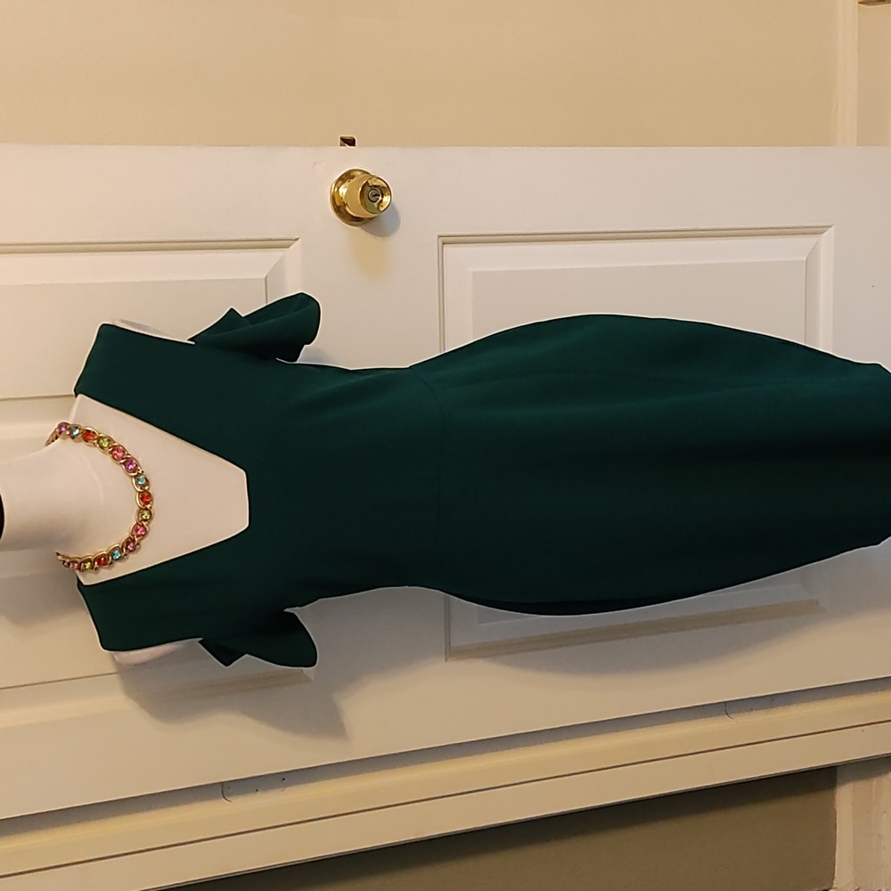 Express emerald green dress
